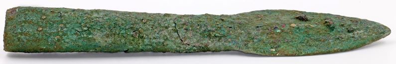 Bronze spear head in Bidya